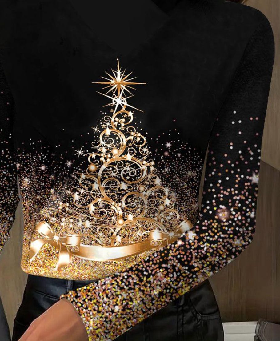 Isabeau - シックなゴールドの長袖トップス Saito Kyoto