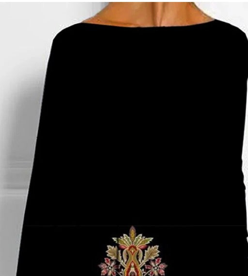 Cato - クールな黒の長袖トップス Saito Kyoto