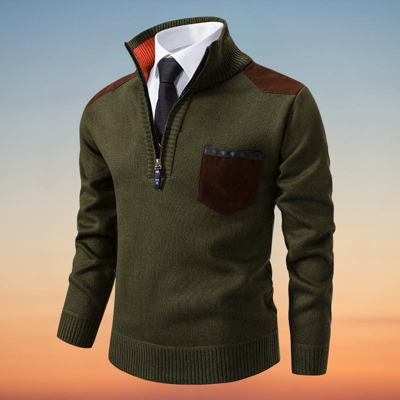 Floyd - カシミア ハーフジップセーター Saito Kyoto