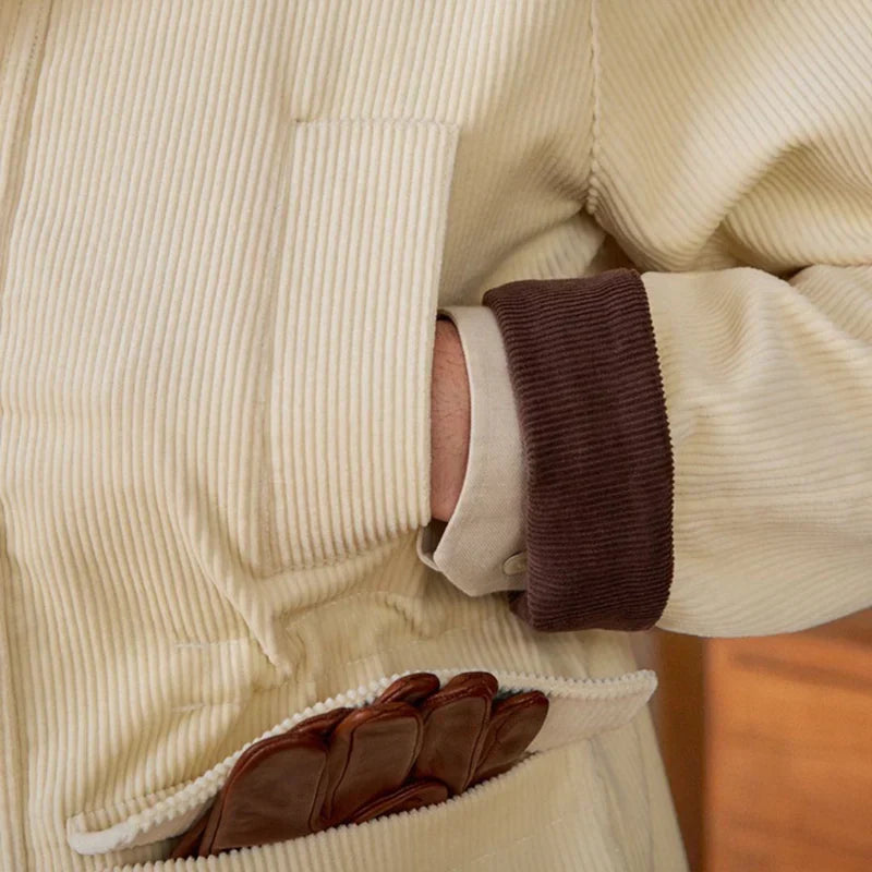 Ilona – コーデュロイコットン ヴィンテージハンティングジャケット Saito Kyoto