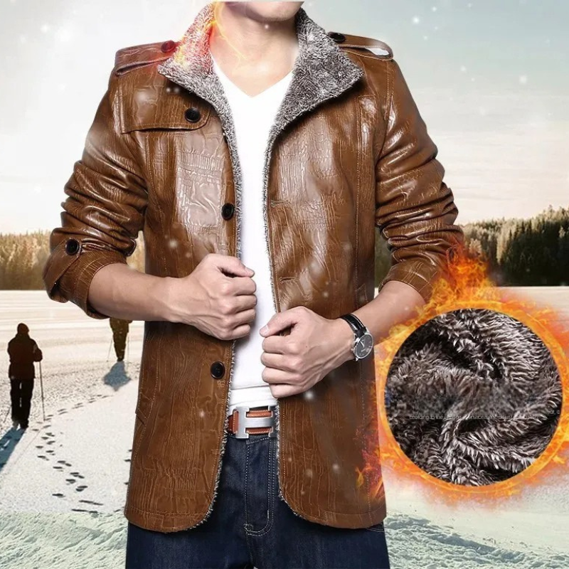 Hiram - 裏フリースレザージャケット Saito Kyoto