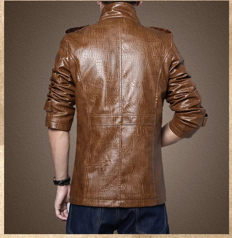 Hiram - 裏フリースレザージャケット Saito Kyoto