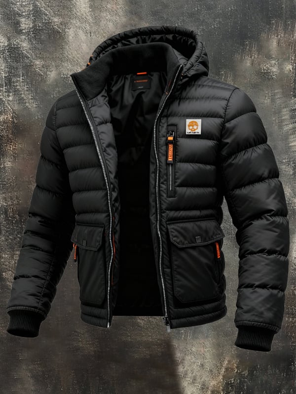 Jitendra - レトロフーディージャケット（ジッパー付き） Saito Kyoto