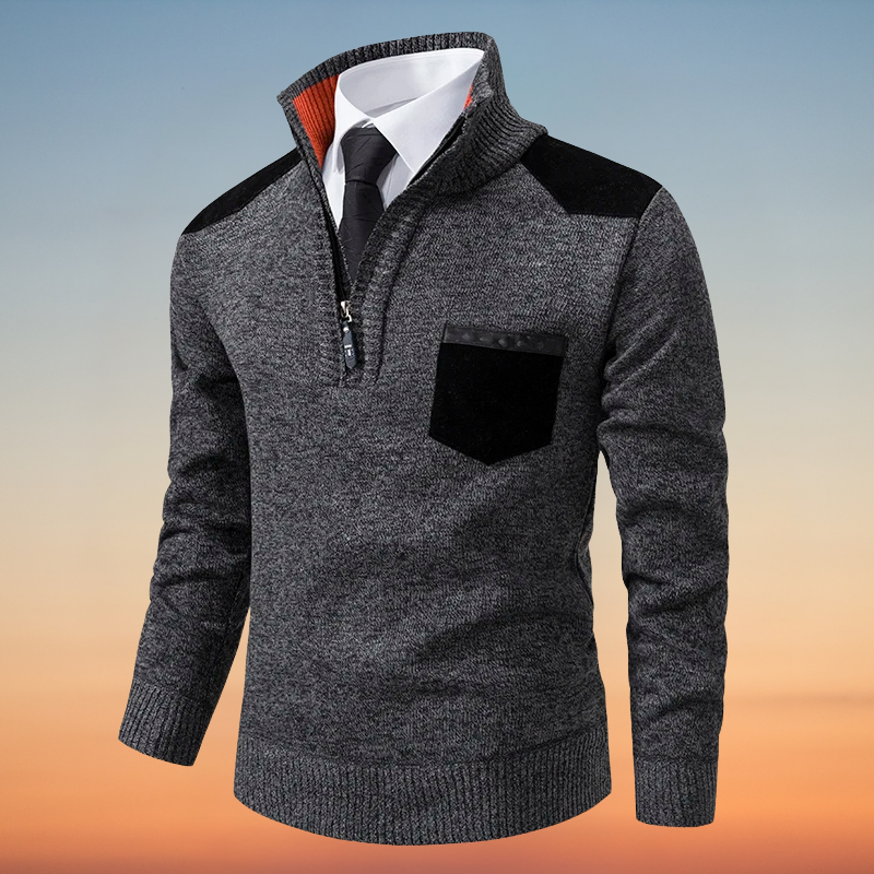 Floyd - カシミア ハーフジップセーター Saito Kyoto