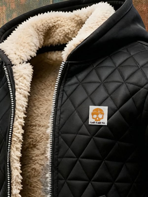 Jorginho - 編み込みダイヤモンド柄のアウトドアジャケット Saito Kyoto