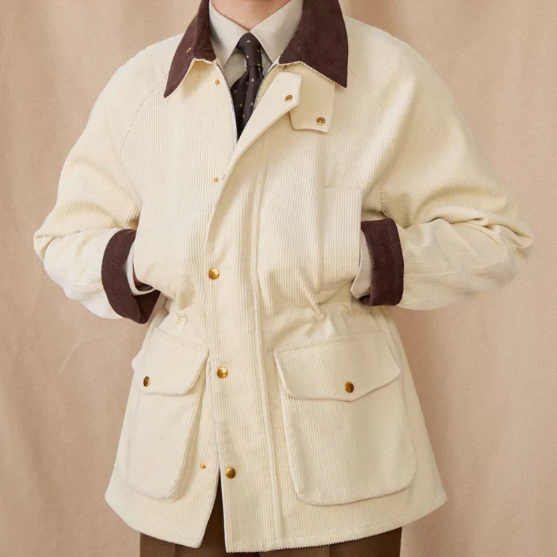 Ilona – コーデュロイコットン ヴィンテージハンティングジャケット Saito Kyoto