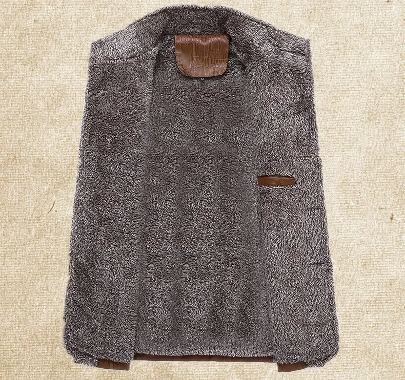 Hiram - 裏フリースレザージャケット Saito Kyoto